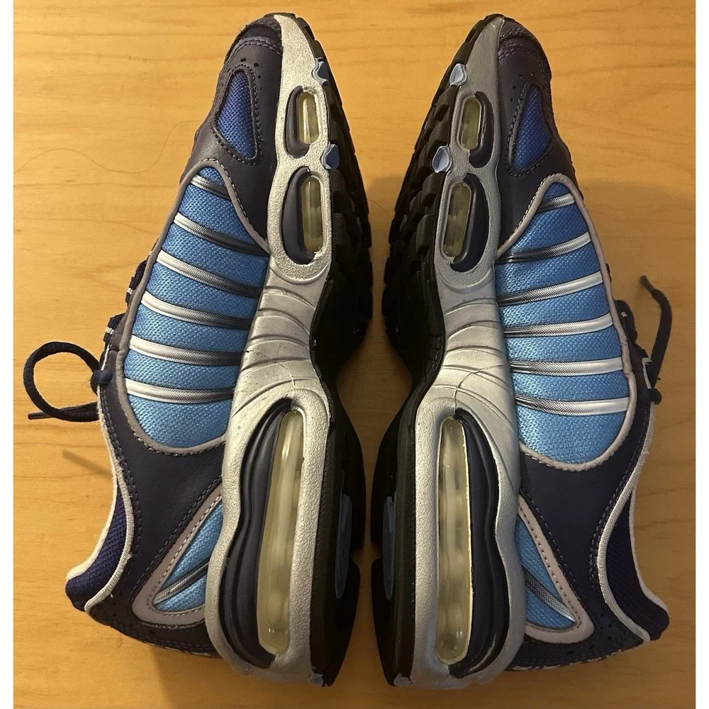 Nike Air Max Tailwind IV AQ2567-401 Men's Blue Navy‎ Silver Running Shoes 8.5